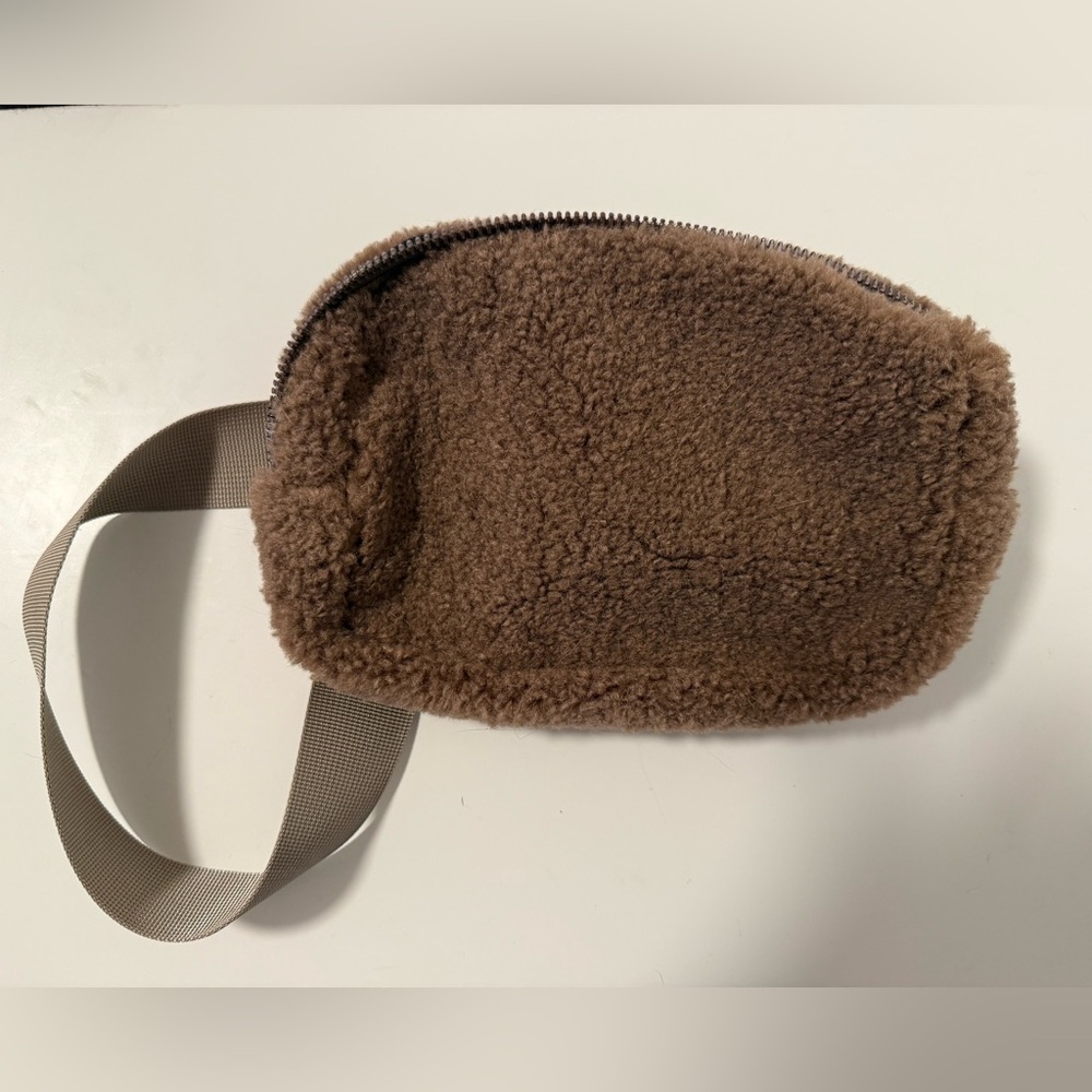 Brown Fuzzy Crossbody Bag